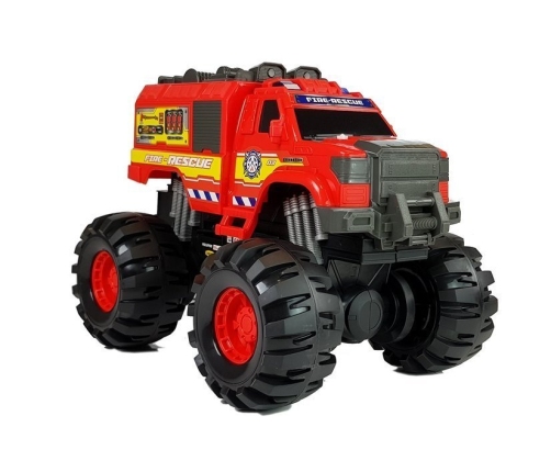 Monster Auto Firetruck Guard Big Wheels 1: 8 40cm x 30cm x 35cm