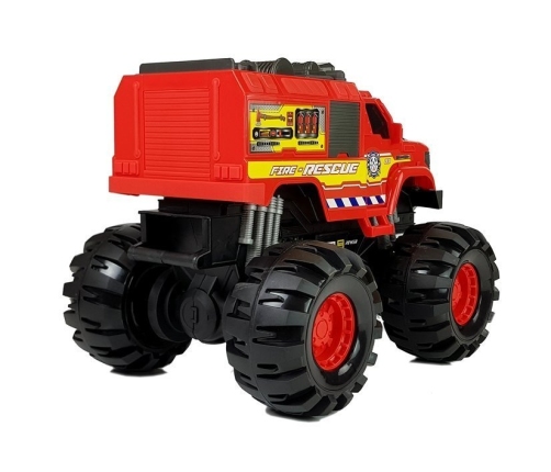 Monster Auto Firetruck Guard Big Wheels 1: 8 40cm x 30cm x 35cm