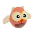 Rattle Teether for Children Pink Owl