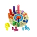 Educational Wooden Baby Clock Colours Shapes Learning to Count