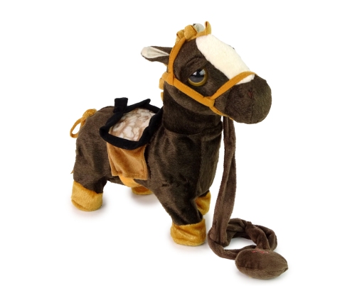 Horse Mascot Interactive Brown Horse Bright Mane Music