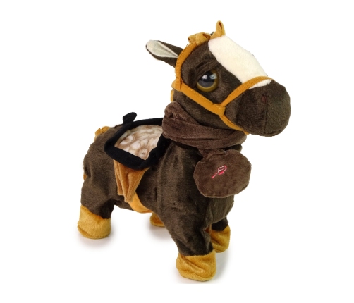 Horse Mascot Interactive Brown Horse Bright Mane Music