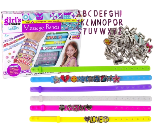 DIY Jewellery Bracelet Pendant Kit Letters