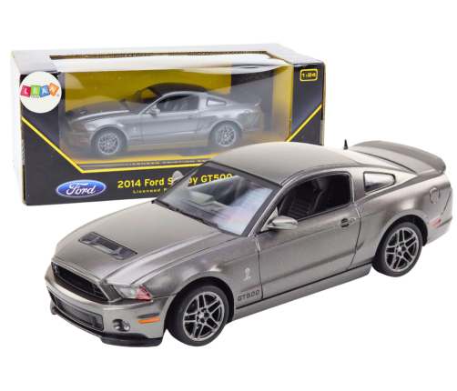 Car Ford Shelby GT500 1:24 Scale Silver Drive