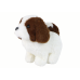 Walking Dog Interactive Toy Barking White and Brown Puppy