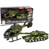 Set Military Tank Friction Drive Helicopter