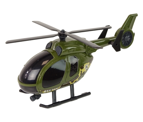 Set Military Tank Friction Drive Helicopter