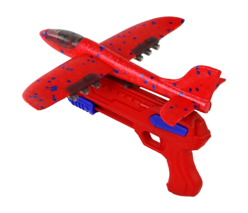 Airplane Soap Bubbles Launcher Gun Red