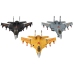 Airplane Model With Friction Drive, Gray, Black or Yellow