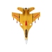 Airplane Model With Friction Drive, Gray, Black or Yellow