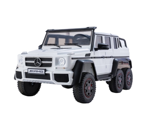 Mercedes G63 Battery Car 6x6x White