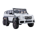 Mercedes G63 Battery Car 6x6x White