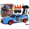 Remote Controlled Sports Car R/C 1:24 Blue Replaceable Wheels