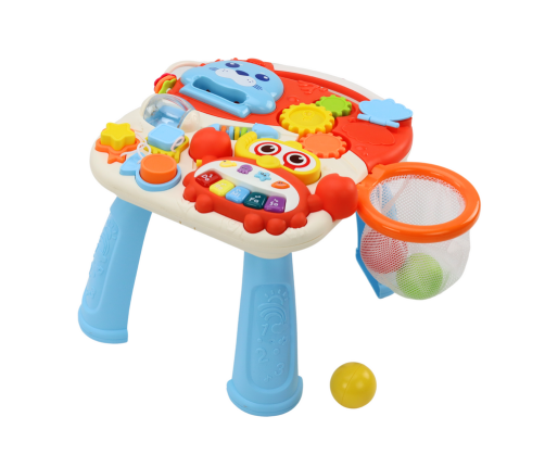 Push Toy Interactive Educational Table 2in1 Red