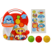 Push Toy Interactive Educational Table 2in1 Red