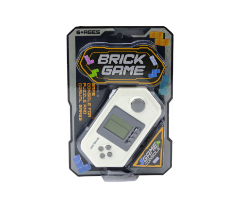 GraTetris Brick Game Electronic Console Gray - White