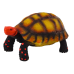 Collectible Figurine Turtle Reptile Brown Black C