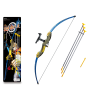 Bow With Arrow Disc Archer Shooting Set Arcade Toy