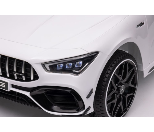 Elektriskā sporta automašīna bērniem Mercedes CLA 45s AMG White