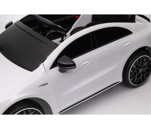 Elektriskā sporta automašīna bērniem Mercedes CLA 45s AMG White