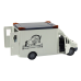 Horse Transporter Car Opening Doors Light Sound White