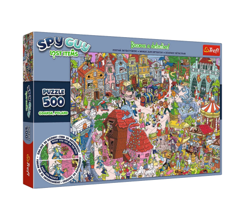 Puzzle Spy Guy Lost Items Gdansk, Poland 500 pcs.Trefl 37479