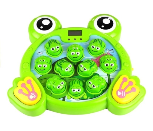 Glowing Frogs with a Hammer Arcade Game