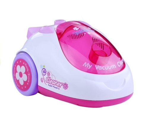 Pink Realistic Vacuum Cleaner 2 Nozzles