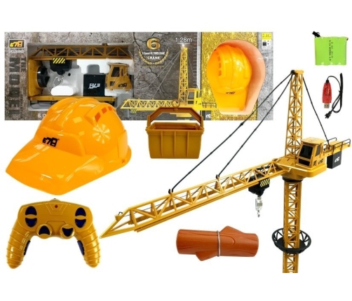 R/C Crane Radio Controlled Construction Set 128 cm