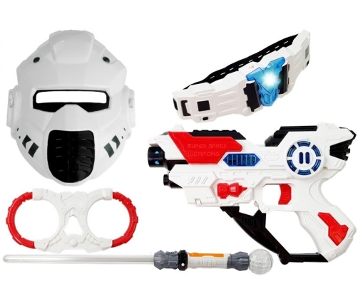 Cosmic Lightsaber Handcuffs Mask Gun