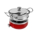 A set of dishes, pots and small cooks, stainless steel