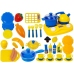 Set of Plastic Dishes for Little Chef