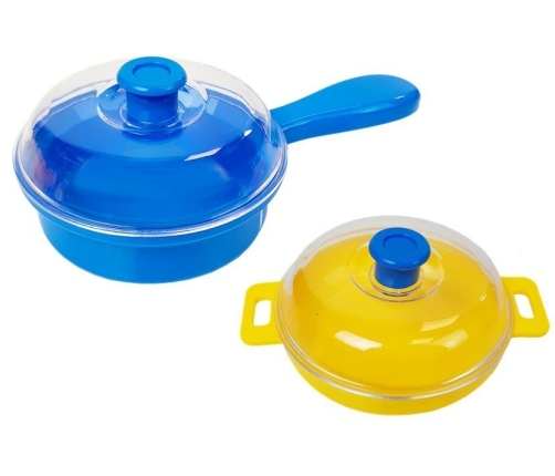 Set of Plastic Dishes for Little Chef