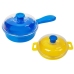 Set of Plastic Dishes for Little Chef