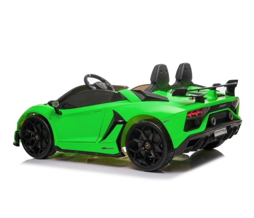 Электрический спортивный автомобиль для детей Lamborghini Aventador SX2028 Green