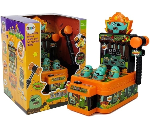 Arcade Game Hit Zombie Hammer Orange Sound