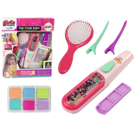 Hair Dyeing Set Hair Straightener Strands 6 Colours