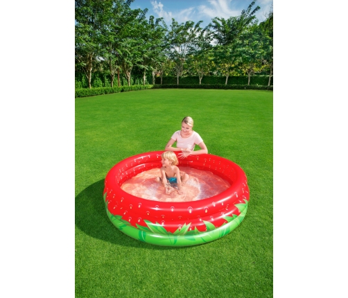 Strawberry Inflatable Pool for Children 160 cm x 38 cm Bestway 51145