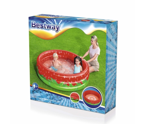 Strawberry Inflatable Pool for Children 160 cm x 38 cm Bestway 51145