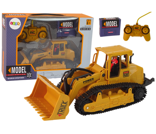 Remote Controlled Crawler Bulldozer  Orange in 1:22 scale