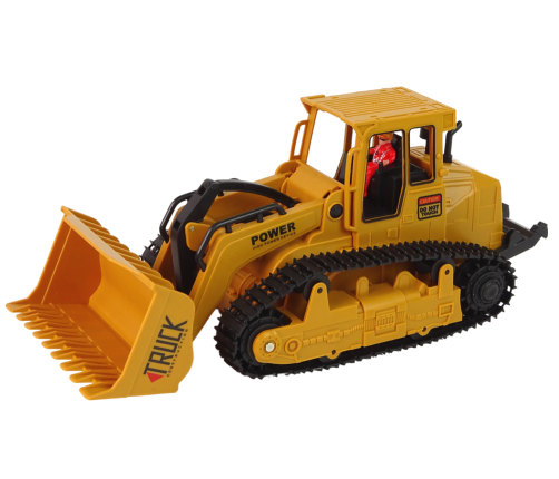 Remote Controlled Crawler Bulldozer  Orange in 1:22 scale