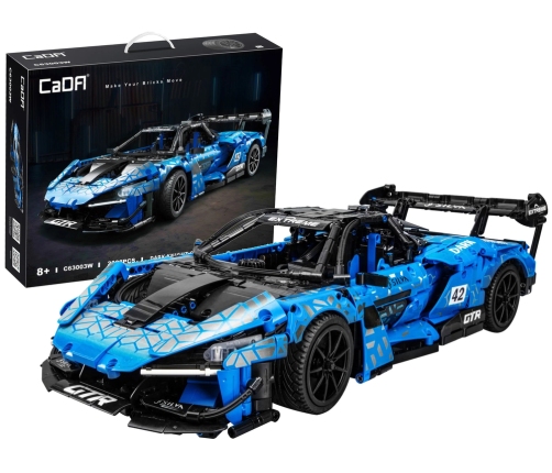 CADA Construction Blocks Sports Car R/C Dark Knight GTR 2088 Pieces