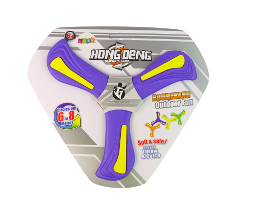 Boomerang Flying Disc Thrower Purple For Kids