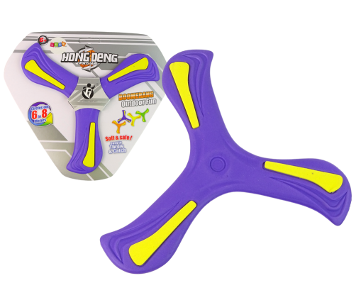 Boomerang Flying Disc Thrower Purple For Kids