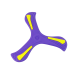 Boomerang Flying Disc Thrower Purple For Kids