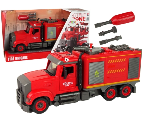 Firetruck for unscrewing and screwing Red