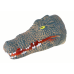 Crocodile Animal Hand Puppet Gray