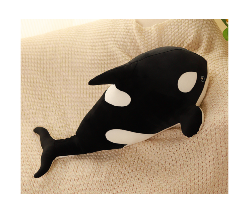 Plush Orca Mascot Cuddly 50cm Black