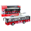 Trolleybus Bus 1:16 Lights Sounds Drive White and Red