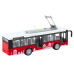 Trolleybus Bus 1:16 Lights Sounds Drive White and Red